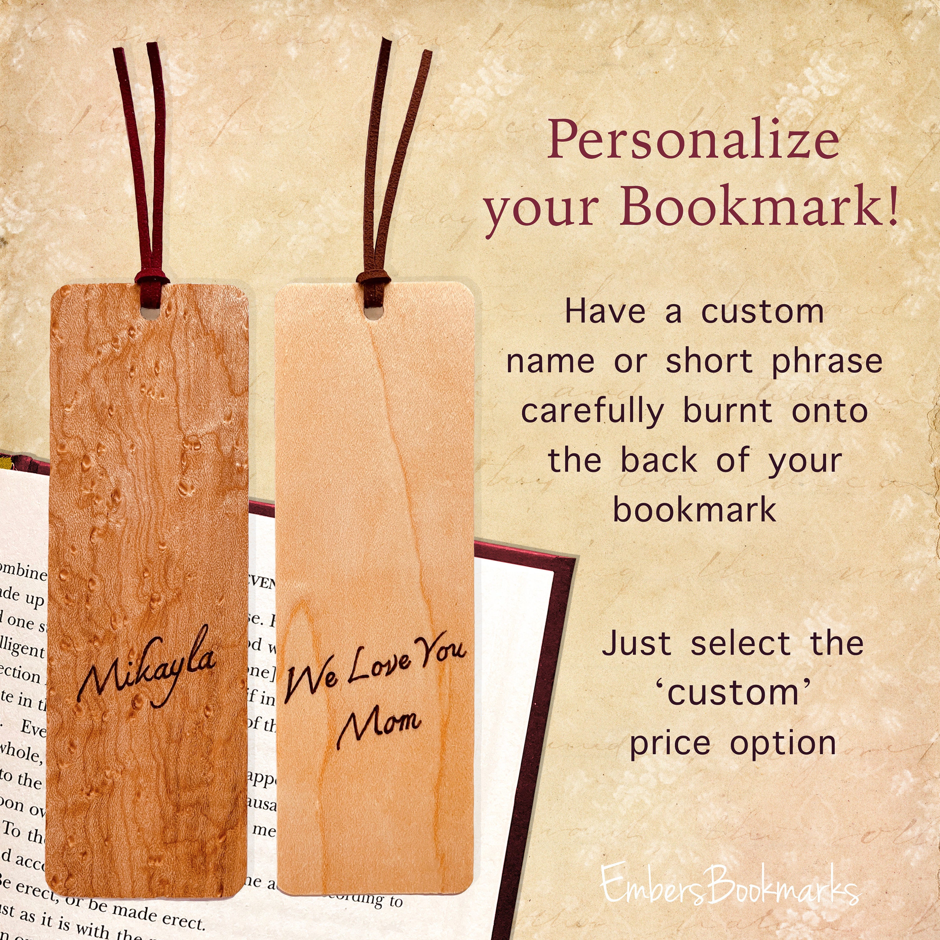 Book One Ring To Rule Them All Personalized Wooden Bookmark - GoDuckee