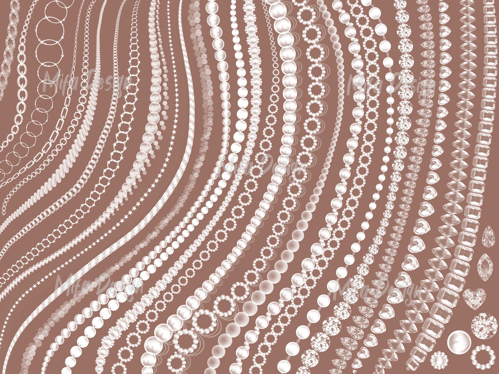 Jewelry Brushes Procreate Chain Procreate Procreate Brushes Etsy