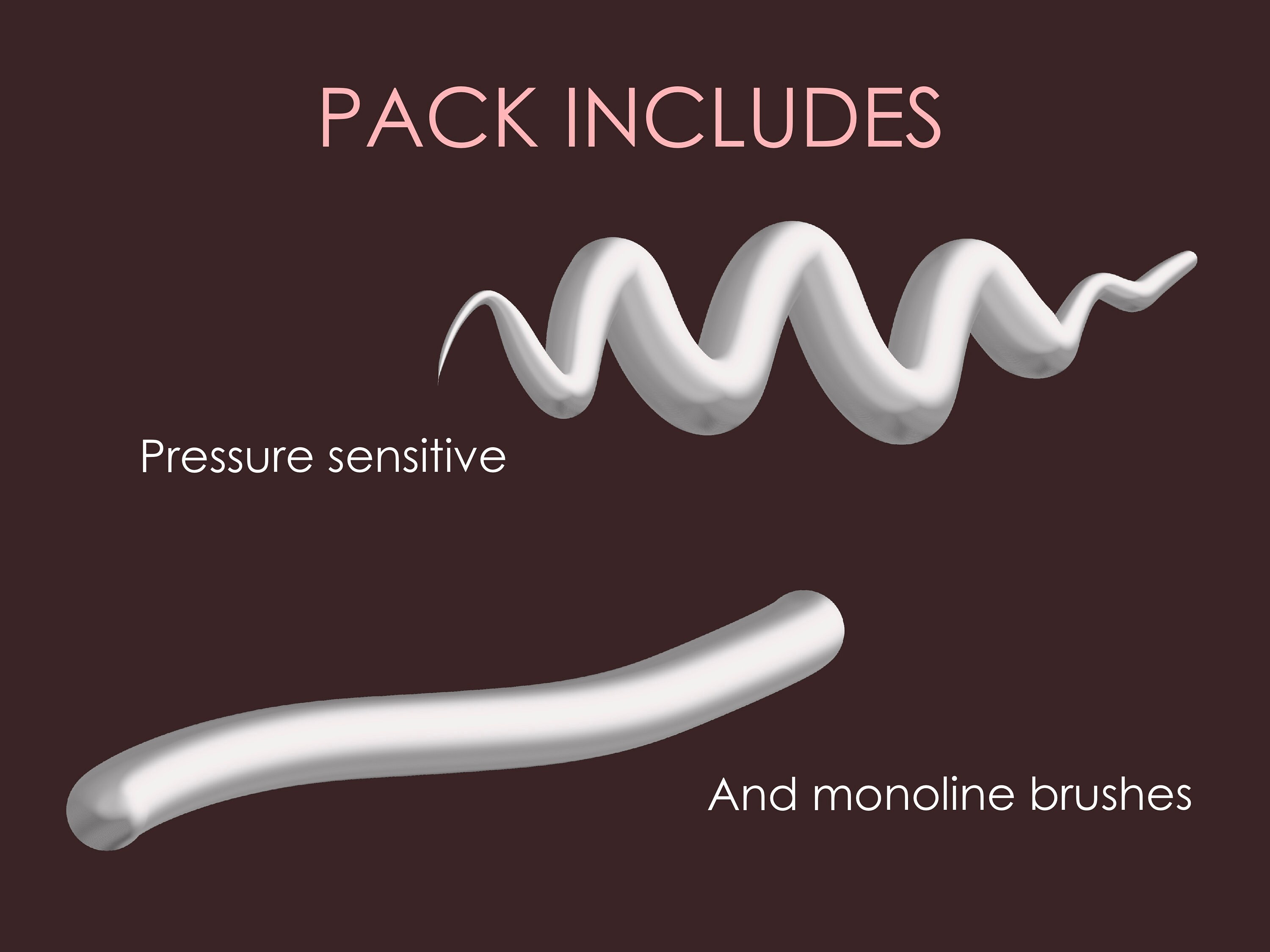 3D Procreate Brushes, 39 Lettering Brush Set, Procreate Brush Set ...