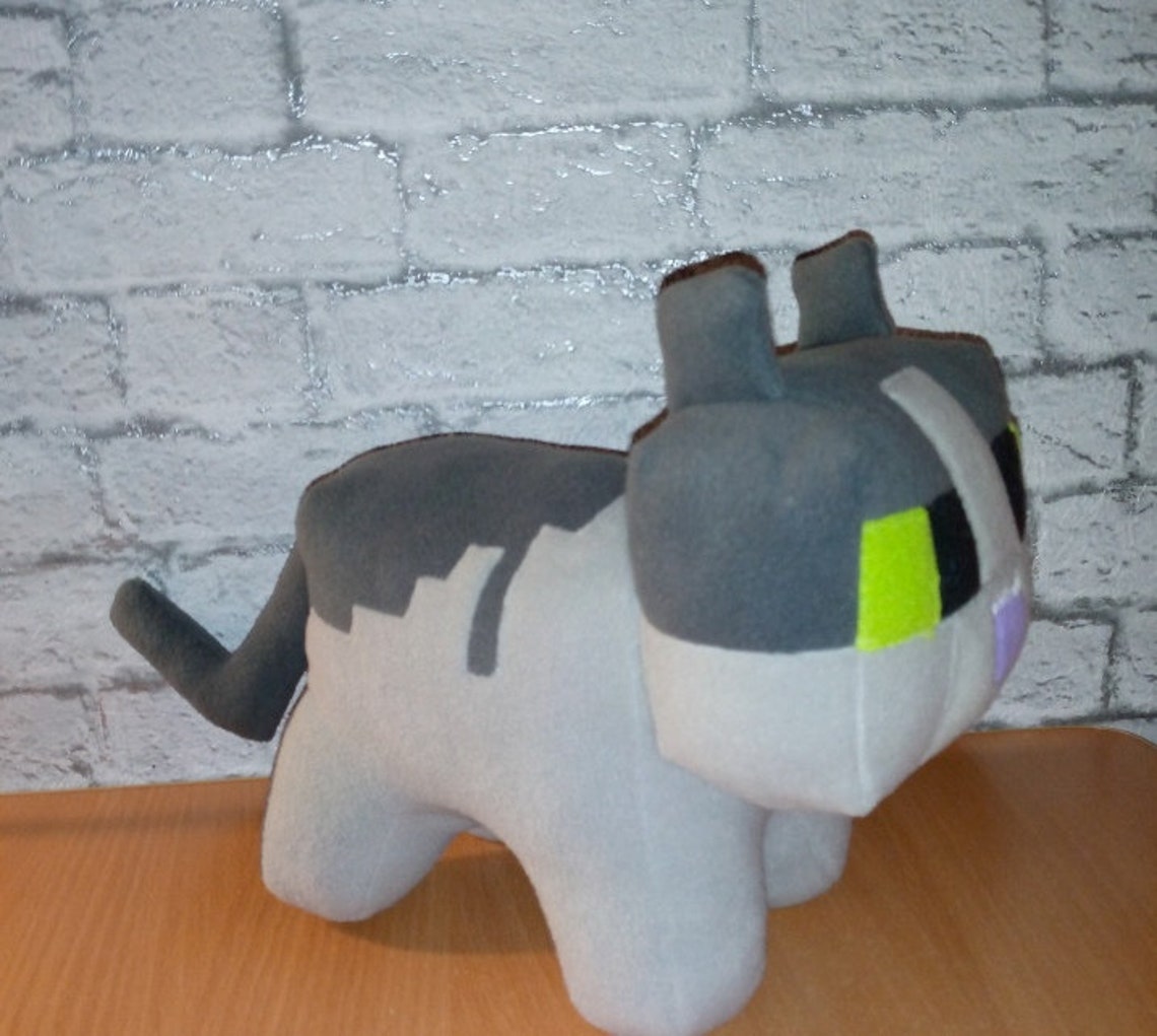 minecraft cat plush