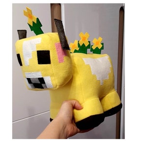 Moobloom Plush Minecraft gifts Game Soft toy Minecraft | Etsy