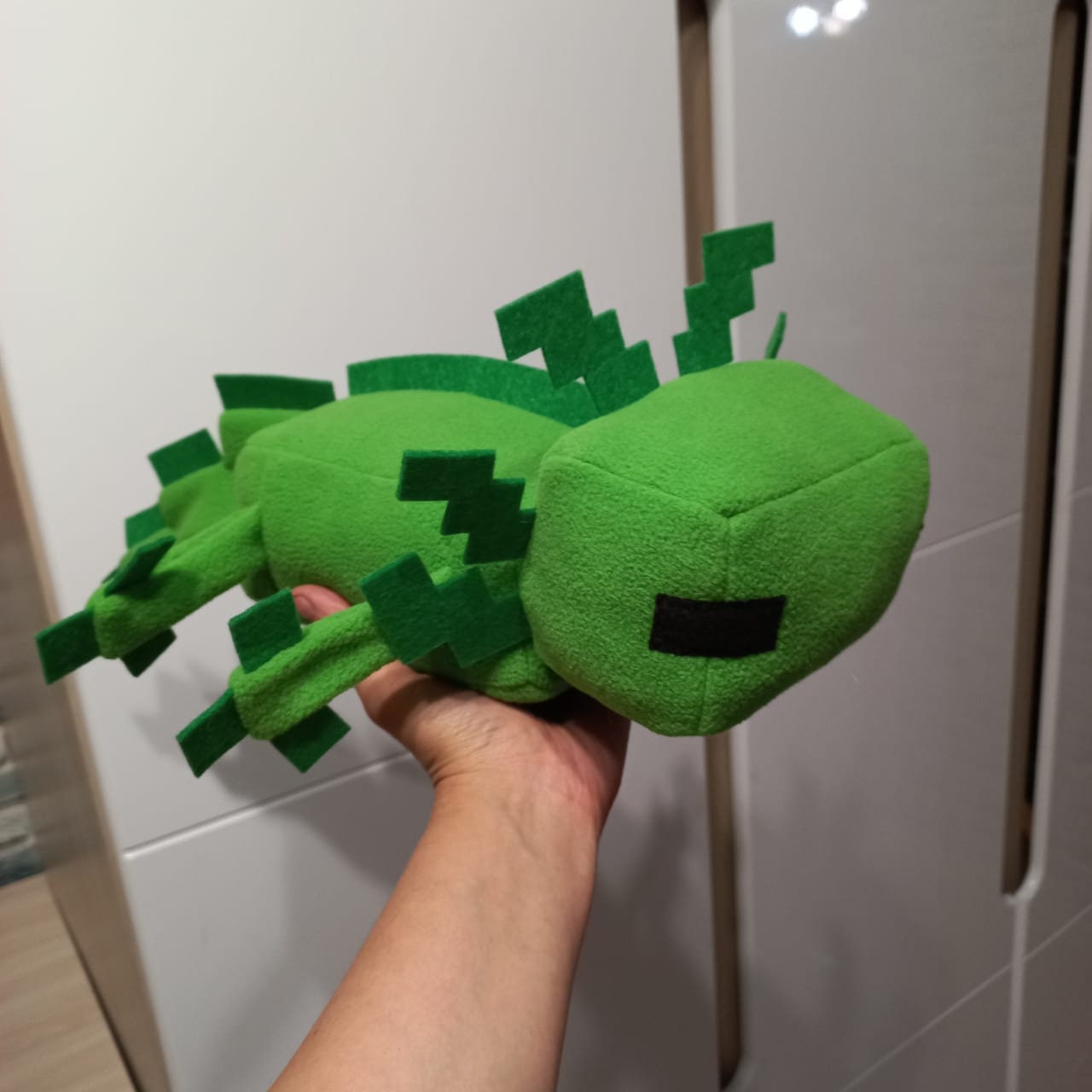 Minecraft Axolotl plush Blue Pink Yellow Brown green Stuffed Etsy