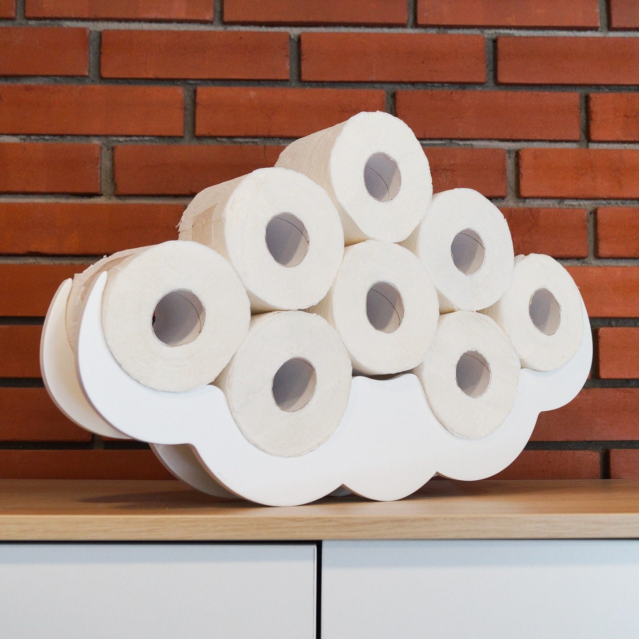 Toilet Paper Holder Toilet Paper Storage Unique shelves Etsy