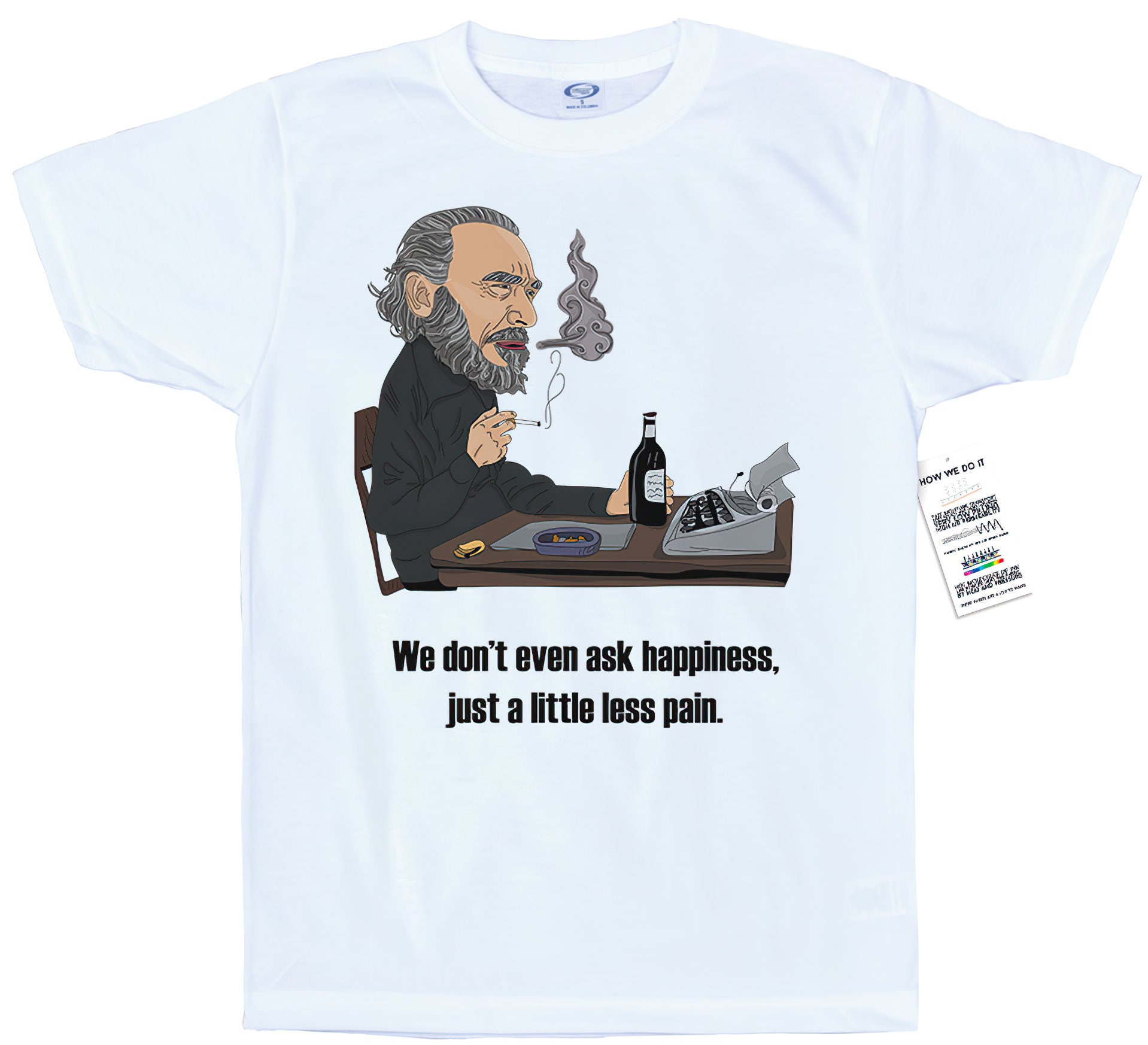 Buy Charles Bukowski T shirt Online in India Etsy