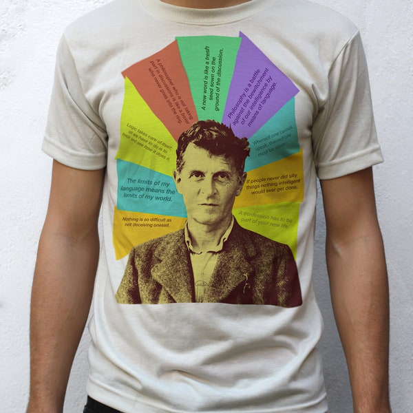 Ludwig Wittgenstein Quotes T-shirt