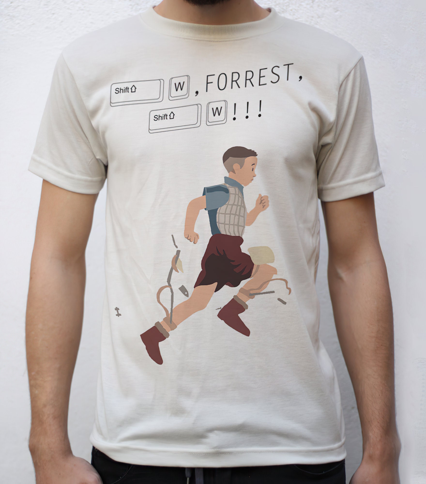 aktivt Lager Alert Run Forrest Run T-shirt - Etsy