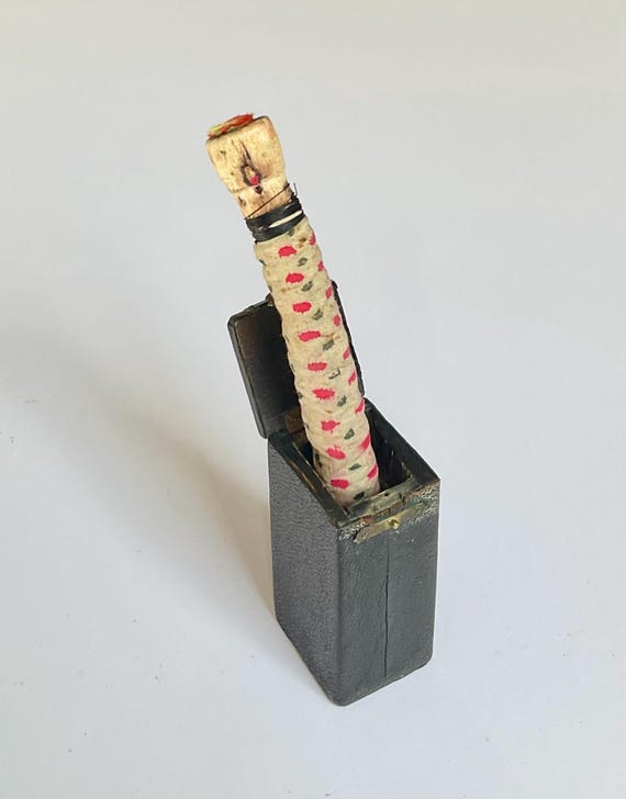 Antique Victorian Jack in the Box: Spring-loaded Pocket Novelty