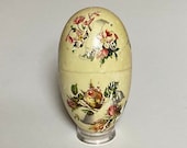 Antique Victorian Treen Mauchline Ware Egg Scottish Circa 1900