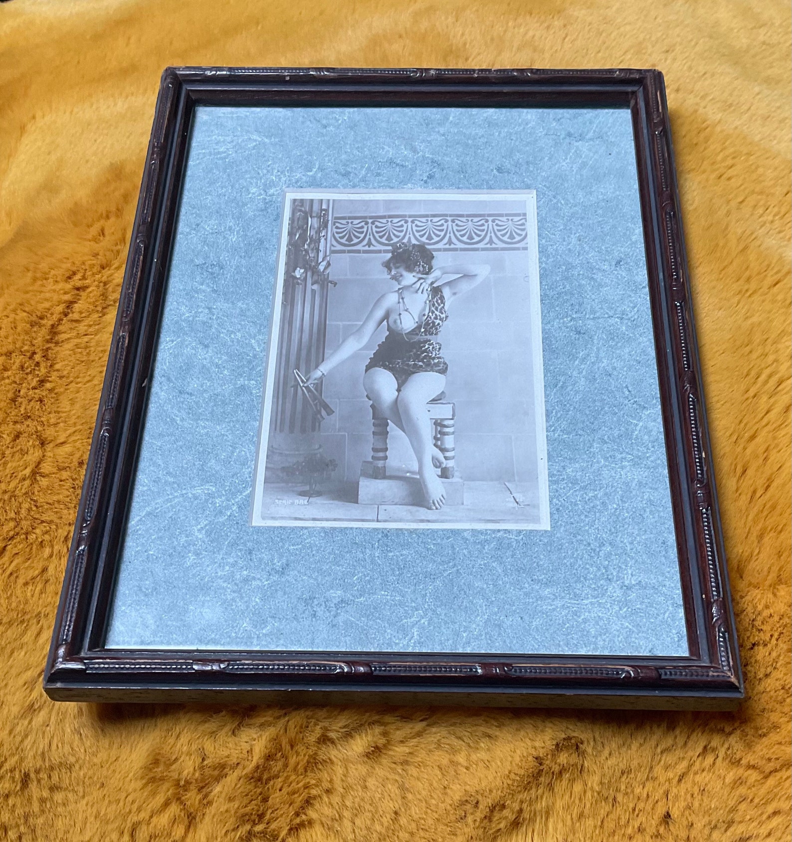 Original 1900er Jahre Antike französische Erotik Akt gerahmt | Etsy