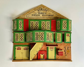 Vintage 1940s/50s Shop Display Romside Dolls House Fittings
