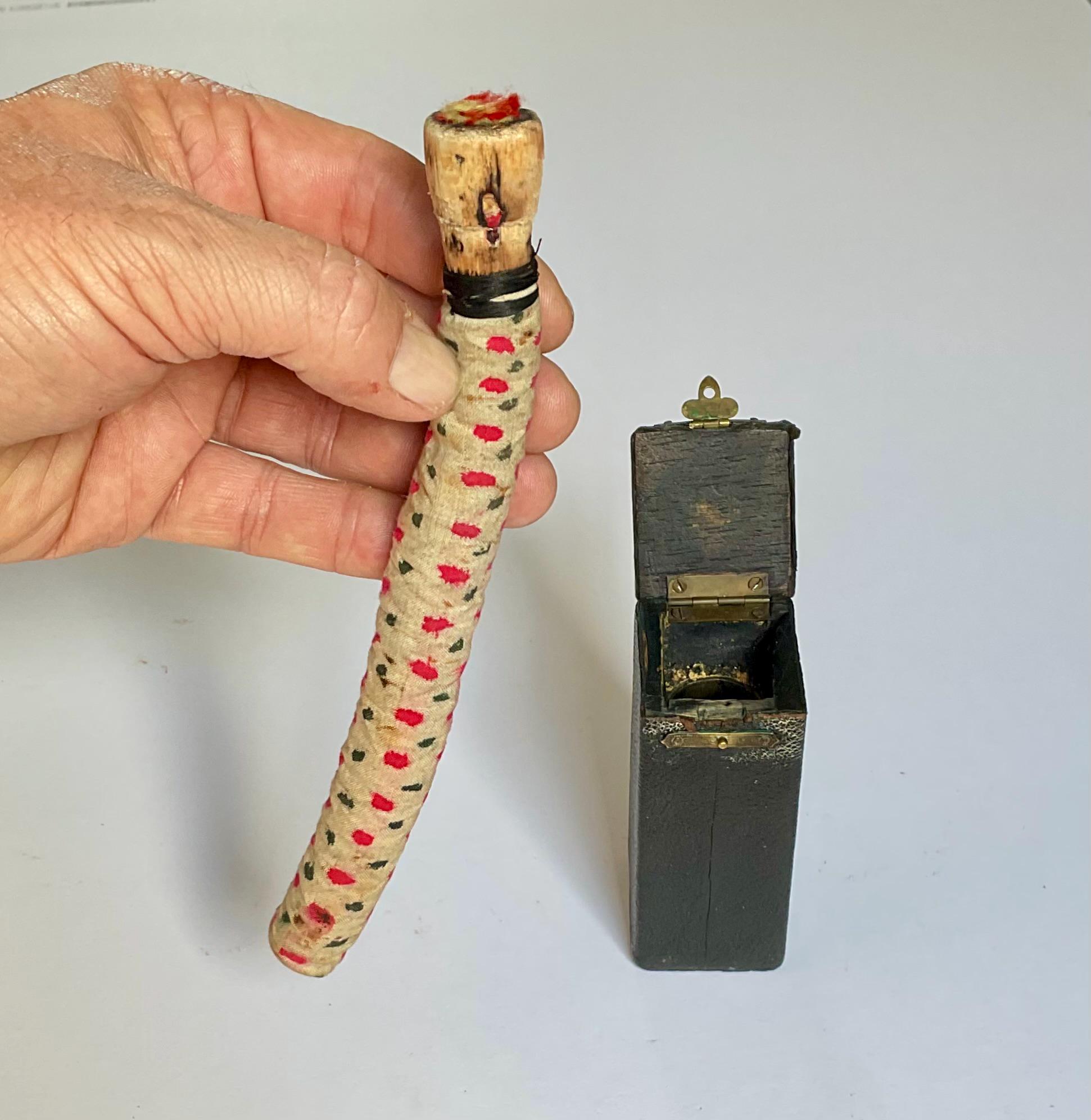 Antique Victorian Jack in the Box: Spring-loaded Pocket Novelty