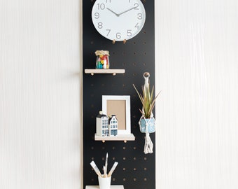 Office decor, office decorating ideas for work, wooden shelf, work from home, shelf organizer