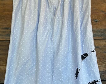 Ants On A Picnic Blanket Block Printed Skirt