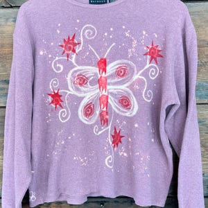 Butterfly Eye Tooth And Star Block Printed Graphic Tee