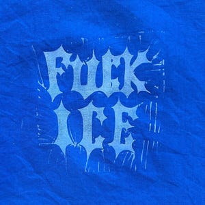 F*ck Ice Block Printed Patches