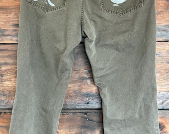 Carolina Wren And Worms Block Printed Pants