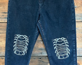 Giant Isopod Block Printed Pants