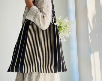 bolso de compras artesanal mexicano hecho a mano / bolso de hamaca / bolso de tela tejida / boho / ecológico