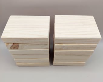 Unfinished Mini Wood Blocks, Mini Wood Bookstacks, Blank Wood Blocks, Craft Blocks, Mini Home Decor Signs, Blank Bulk Blocks