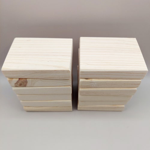 Unfinished Wooden Blocks Etsy
