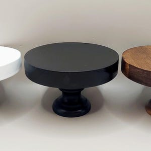 Mini wood riser, 2.75" tall stand, smash cake riser