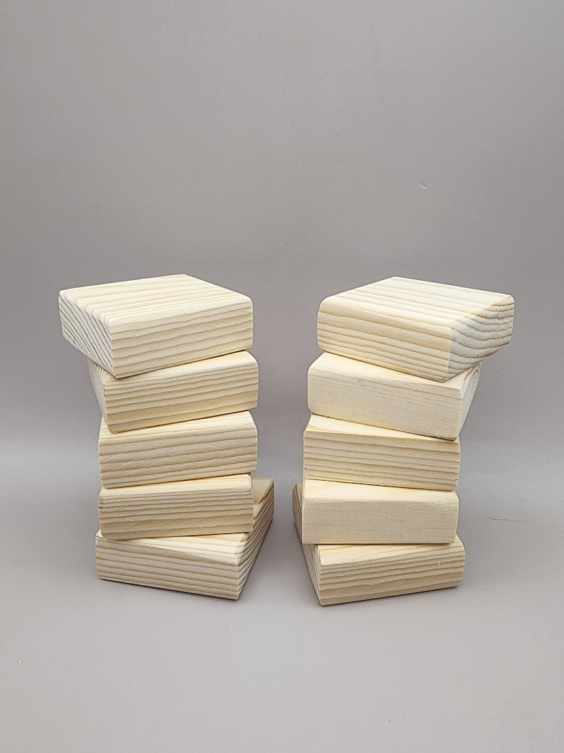 Mini Wood Blocks 2x2", Mini Crafting Blocks
