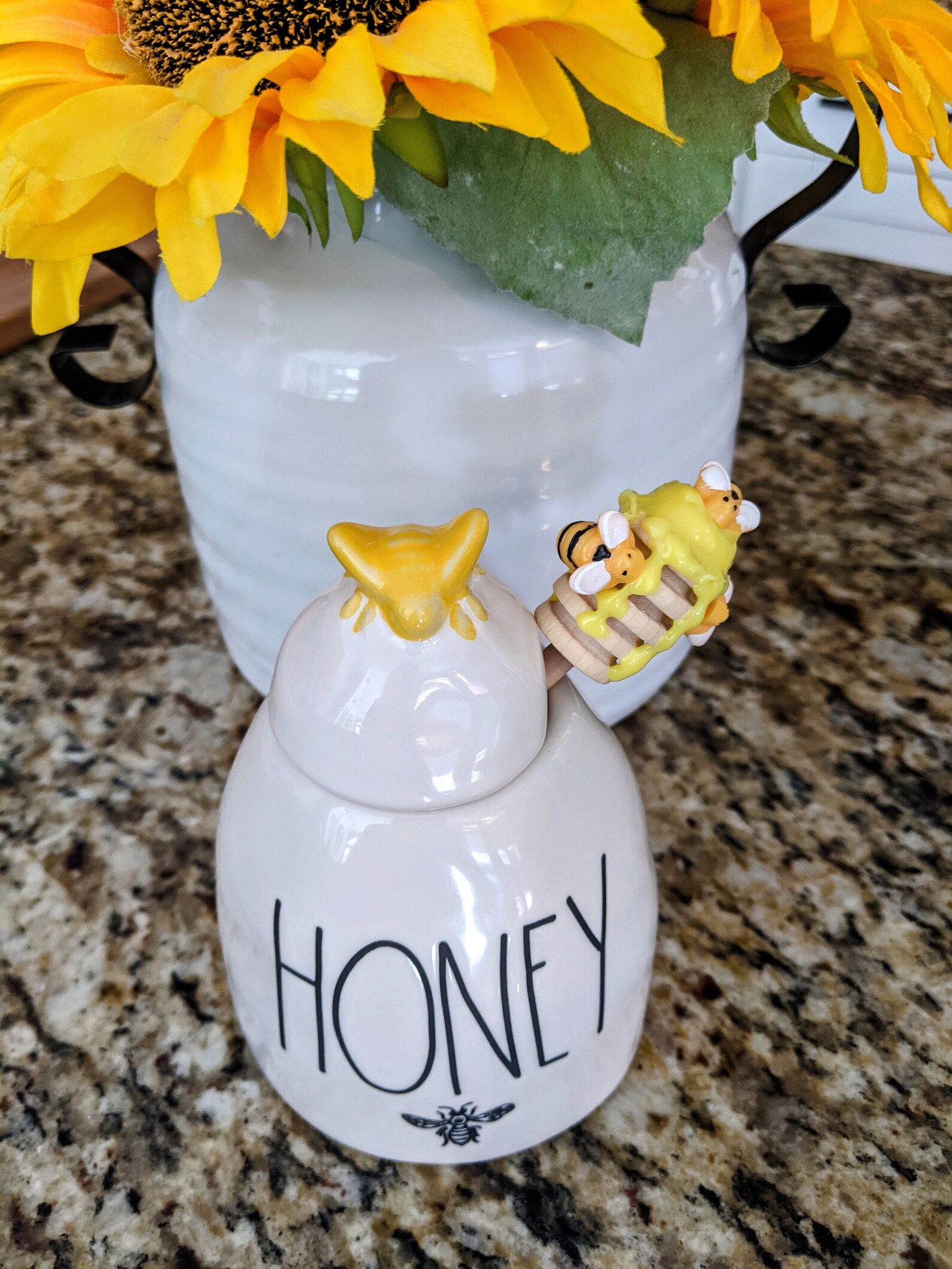 Fake Honey Dipper Faux Honey Dipper Bee Decor Bee Tiered Etsy