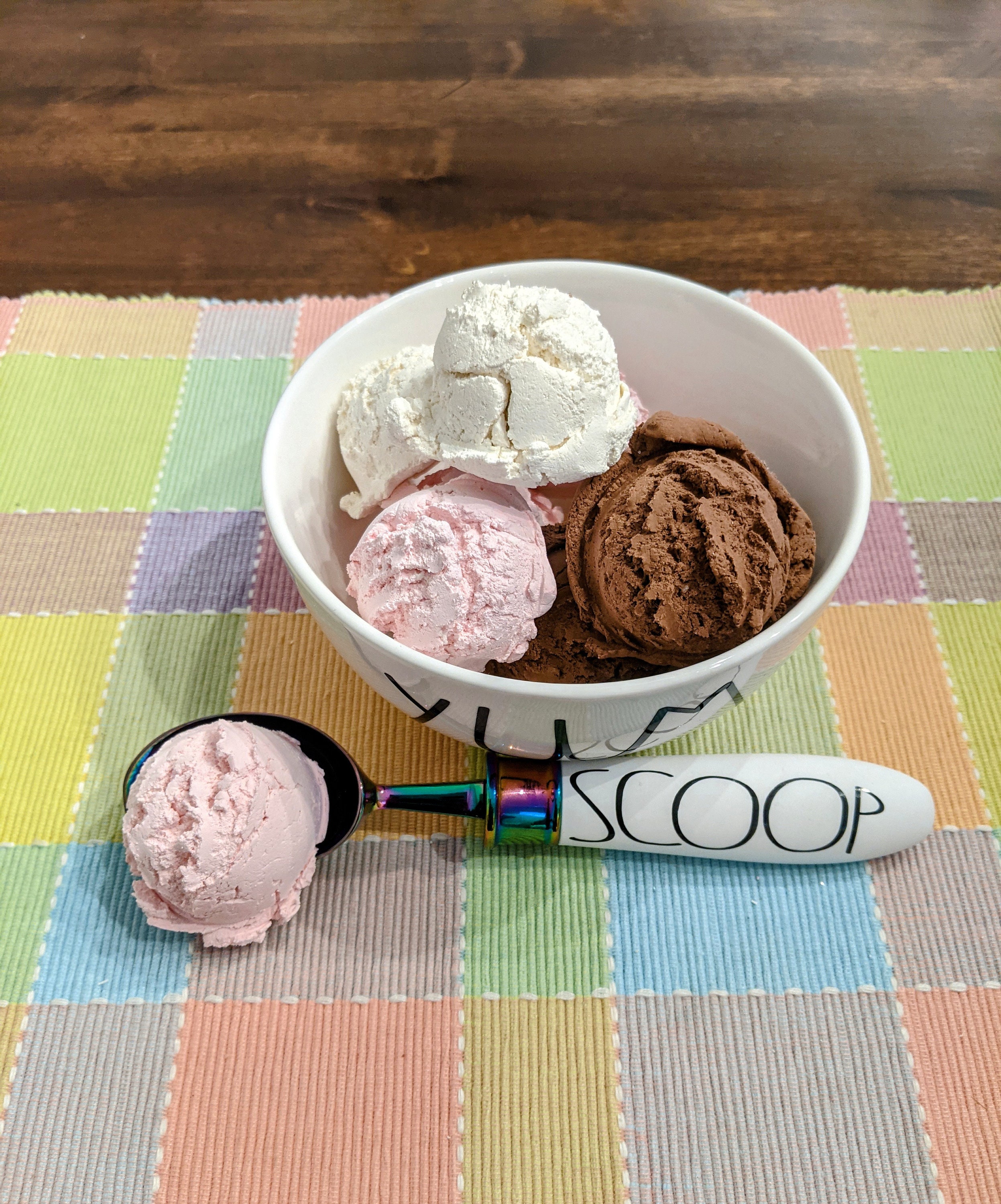 3 Fake Ice Cream Scoops Faux Ice Cream Rae Dunn Display Etsy