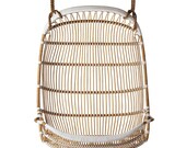 Double Hanging Rattan Chair