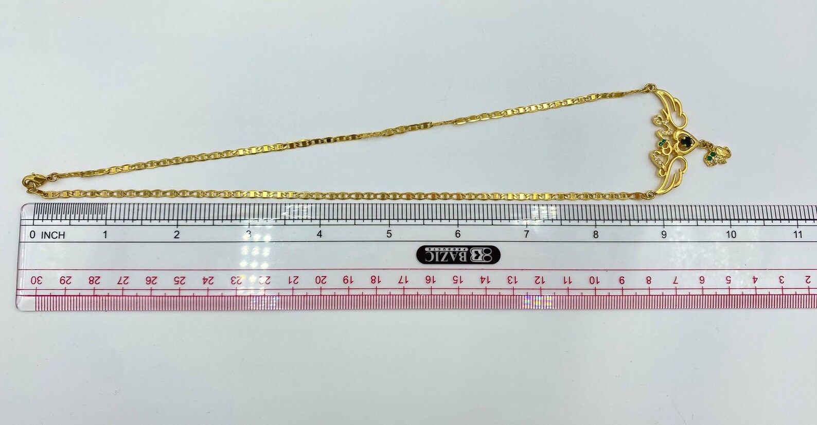 Chaîne Plaqué Or Maille Forçat 45 Cm - Largeur 1,5 Mm - Style Vintage Jamais Portée