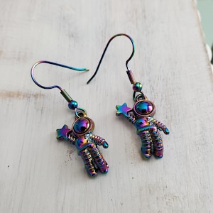 Astronaut earrings