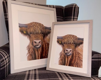 Highland Cow Print