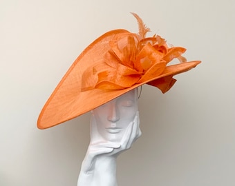 Orange Large Wedding Hatinator Hat