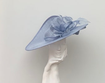 Periwinkle Blue Lilac Blue Large Wedding Hatinator Hat