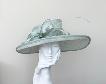 Peppermint Green Wedding Occasion Hat