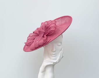 Deep Rose Pink Wedding Occasion Hatinator Hat