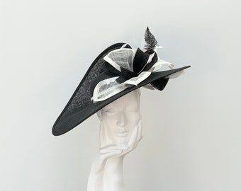 Black & White Wedding Occasion Hatinator Hat.         WD5