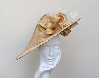 Metallic Gold Wedding Hatinator Hat