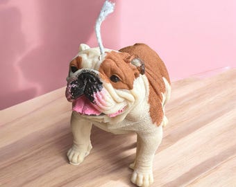 English bulldog candle -  small