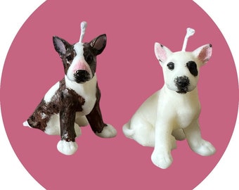 English Bull Terrier Candle
