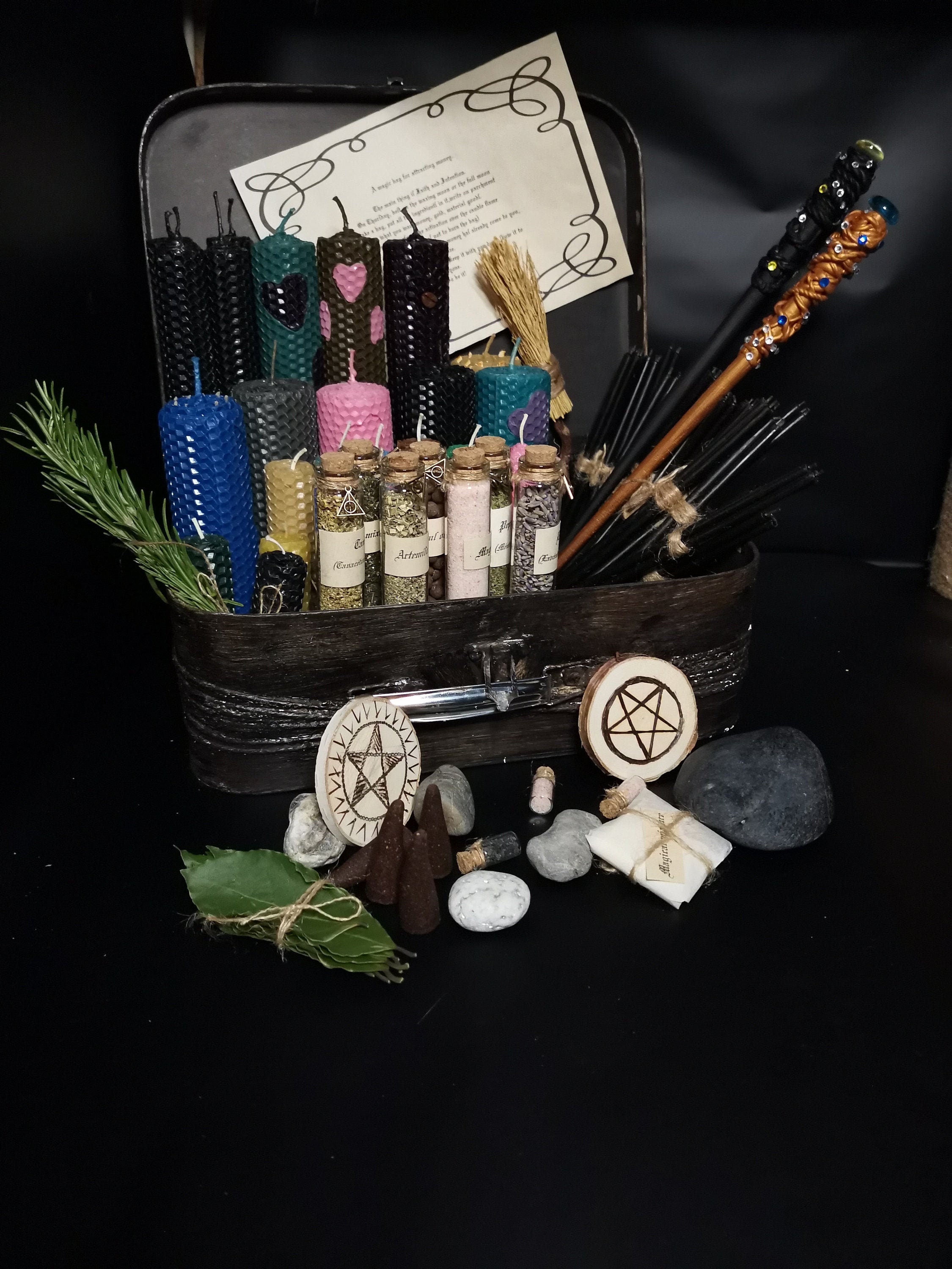 Beginner witch kit witchcraft kitwitchcraft Etsy
