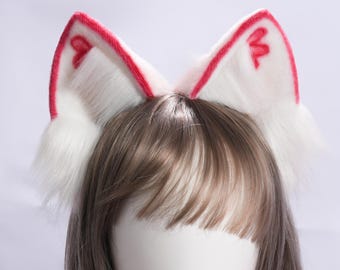 Handmade Faux Fur Fox ears Puppy Ears :  Animal Cosplay Halloween Gifts