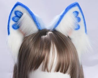 Handmade Faux Fur Fox ears Ears : Shark Puppy Animal Cosplay Halloween Gifts