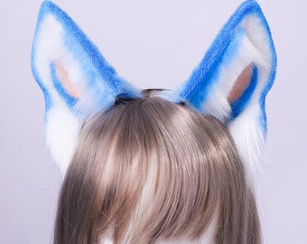 Handmade Faux Fur Shark Puppy Ears : Fox ears Animal Cosplay Halloween Gifts