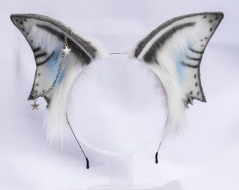 Halloween Gifts Faux Fur Shark Ears : Fox ears Handmade Animal Cosplay
