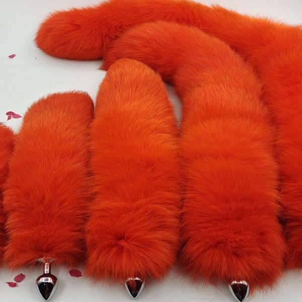 Furry Fantasy Red Fox Tail Butt Plug