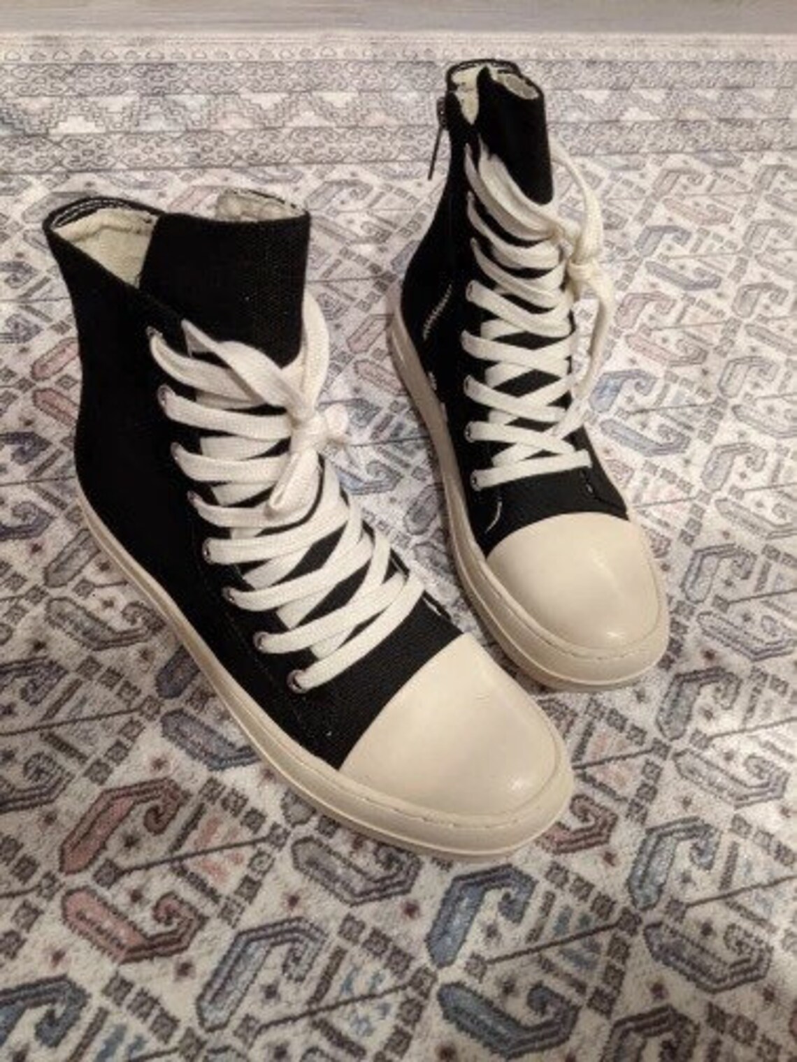 DUPLICATE Rick Owens Ramones / Y2k Streetwear Shoes / Designer | Etsy