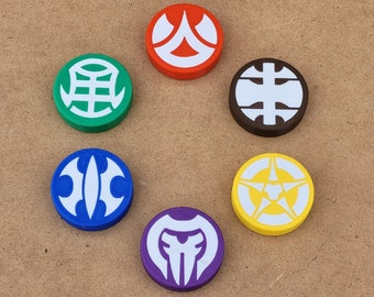 Bakugan Attributes Talismans - magnetized