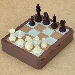Magnetic Microchess Set: 4x5 Travel Chess Variant