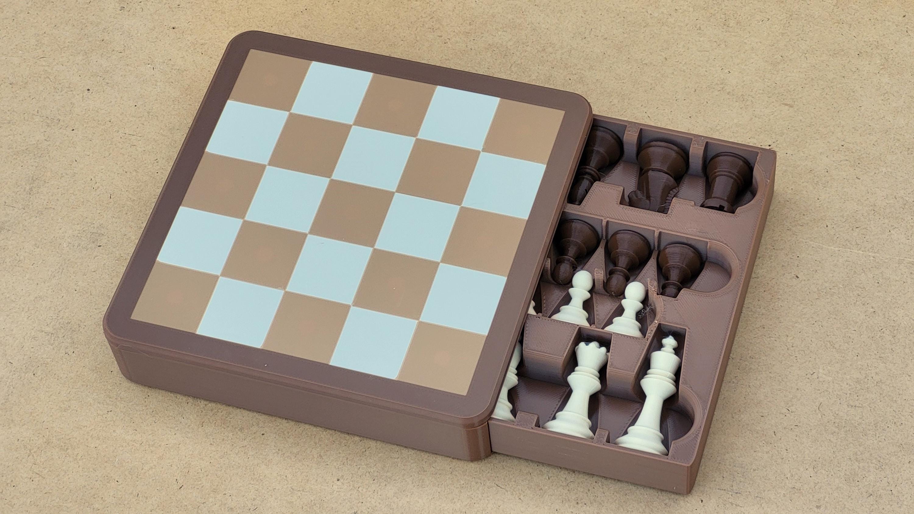 Magnetic Minichess Set: 5x5 Travel Chess Variant - Etsy